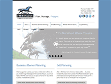 Tablet Screenshot of forecastadvisors.com